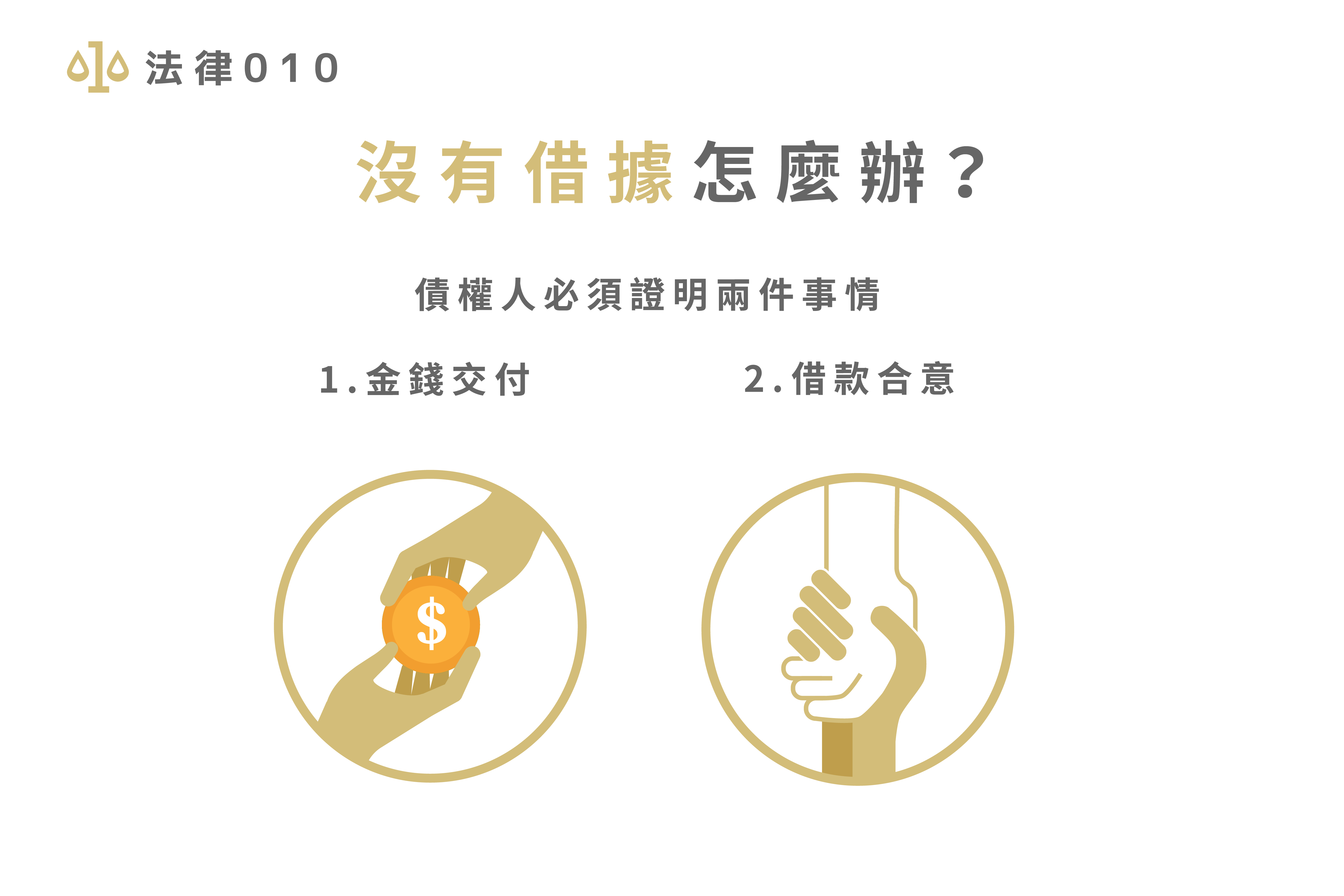 沒有借據怎麼辦?