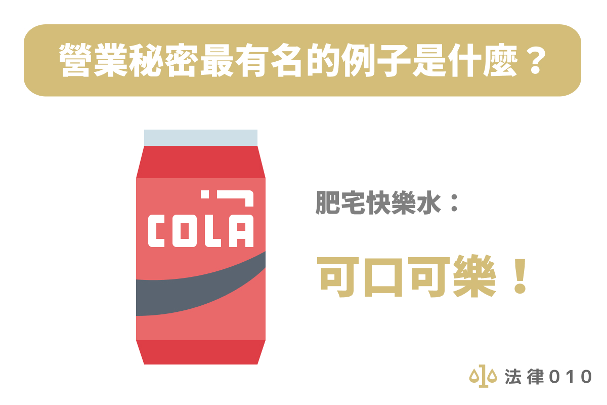 營業秘密最有名的例子是什麼?